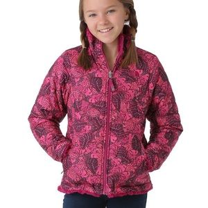North Face Girl’s Reversible Pink Butterfly